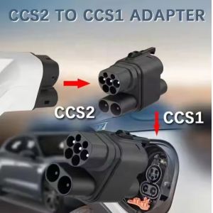 China Fast Charger Adapter For American Cars Charging In Europe Ccs2 To Ccs1 ev Adapter wholesale