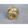 Non - Standard Customized Yellow Copper Nut Crusher Spare Parts Flange Type