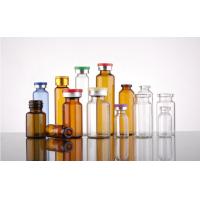 China Empty 5ml 7ml 10ml Small Pharmaceutical Glass Bottles Clear Amber Medical crimp tubular Glass Vial Bottle on sale