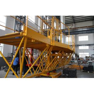 China Window Cleaning Mast Climbing Work Platform Steel Painted supplier