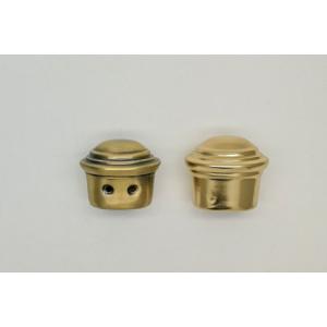 China Antique Brass Color Casket Hardware ZA09 Casket Tip And End Cap Premium Iron supplier