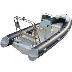 China 520cm ORCA  Hypalon  inflatable rib boat rib520 sunbed fuel tank with big  center console butterfly anchor supplier