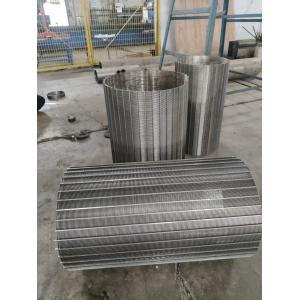 High Temperature Resistance Johnson Vee Wire Screen For Length 0.25m-3m