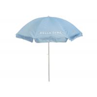 China Advertising Windproof UV Beach Umbrella Standard Size Custom Printing on sale
