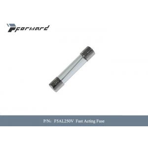 China Aviation Parts F5AL250V Fast Acting Fuse Nominal Cold Resistance 0.0137Ohms supplier