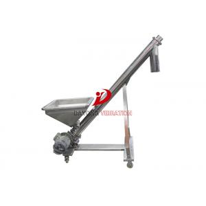 All Stainless Steel Food Grade Flexible Screw Conveyor / Flexible Auger Conveyor