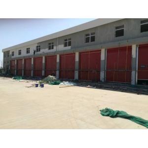 China 0.20 Meter/Second  Overhead Sectional Steel Doors , Steel Sectional Garage Doors supplier