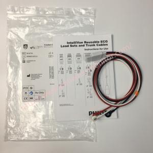 M1673A 989803145111 philip ECG Lead Set 3 Leadset Snap AAMI ICU