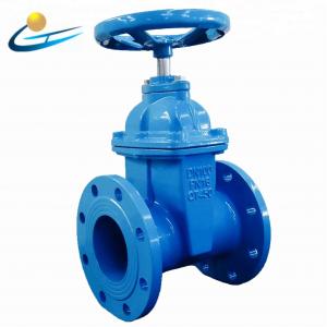 GGG50 Resilient Seated Water Seal Gate Valve DIN PN10 PN16 Ductile Cast Iron