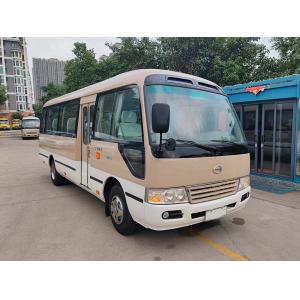 China Manual Used Mini Coach / Used 23 Seater Bus Euro 4 Emission Standard supplier