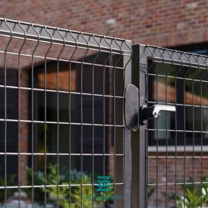 Wire Mesh Galvanizing Metal Fence Gate 1000mm / 1500mm Width High Strength