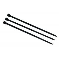 China Black Nylon Cable Ties 150mm Length For Big Size Wire Harness Cable on sale