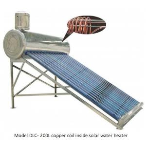China Pre heating solar hot water heater with copper coil heat exchanger supplier