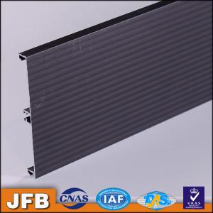 China anodized aluminum profile for kitchen cabinet, hot brush style Kitchen baseboard,aluminum skirting board