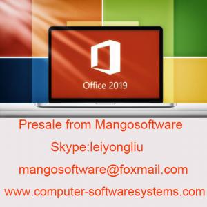 China Presale Genuine Microsoft Office 2019 License Product Key 100% Online Activation wholesale