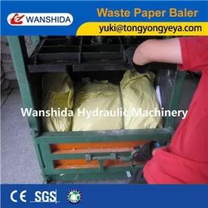 100kn Vertical Baler Machine 7.5kW Vertical Paper Baler For Plastic Bottles