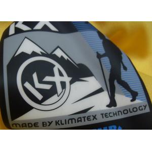 100% Polyester / Cotton Decorative Clothing Patches With Custom Logo Printing