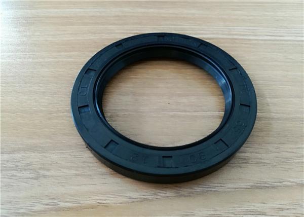 Black FKM TC Skeleton NBR Oil Seal , Rubber O Rings 65*90*12 For Motorcycle