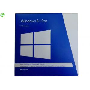 China Genuine Microsoft Windows 8.1 Pro Retail Box Software 32 bit 64 bit Full Version supplier
