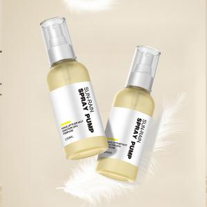 China Skincare Toner Packaging Custom Logo Frosted white Hair Body Face Fine Mist Spray Bottles supplier