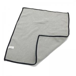 16''X16'' 200gsm Plain Waffle Weave Golf Towel , Golf Towel With Clip