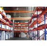 Assembly Blue Columns Warehouse Pallet Racking Load Weight 4000KG 3 Levels 6M
