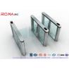 Fastlane Swing Barrier Gate Silver Polishing With Dry Contact Interface