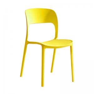 China Custom Home Restaurant Dining Chair Modern Multi Color Custom Plastic Chair supplier