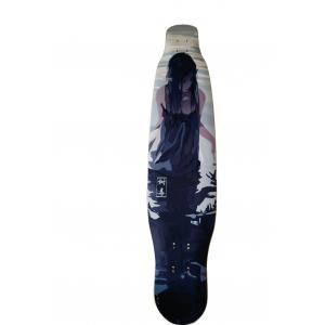 OEM Durable Drop Down Drop Through Longboard Deck Customized Graphic