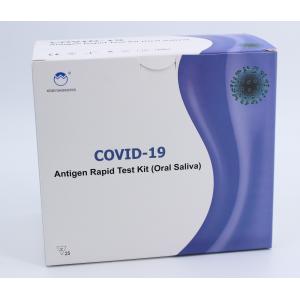 Oral Saliva Test Covid-19 Antigen Rapid Test Kit 95% Sensitivity One Step Test