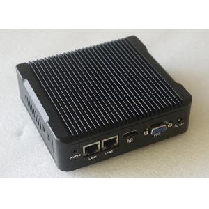 China Aluminum Alloy Industrial Mini PC Embedded Computers Barebone System AC 100 - 240V supplier