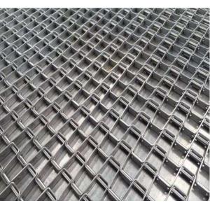 Honeycomb Wire Stainless Steel Wire Belt Conveyor For Food Industry Strong Tension