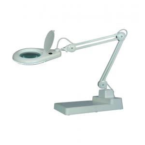 Internal Springs Magnifying Arm Lamp , Magnifying Glass Led Light Lamp With Heavy Base