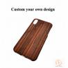 Customized Wood Printed Cell Phone Covers For IPhone X , 3D Sublimation Blank