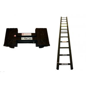 6ft - 14ft Tactical Folding Ladder Cast Aluminum Alloy Speedy Operating