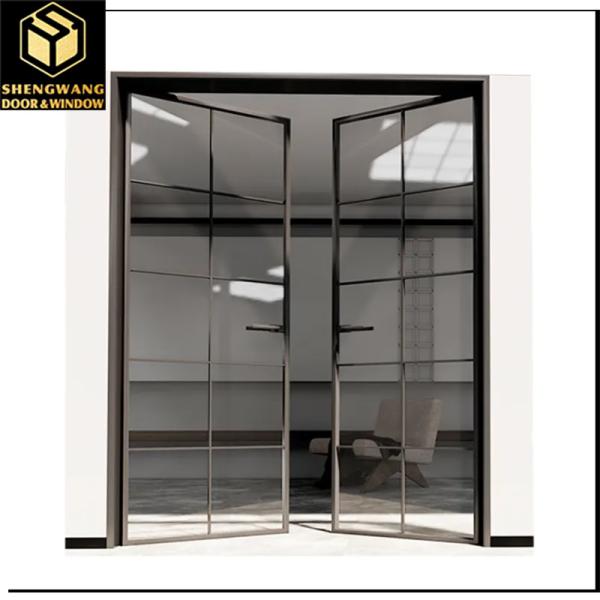 Villa Push Pull Curtain Wall Window Transparent  With Aluminium Window Sliding Frame