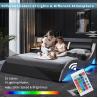 China A cama estofada vem em 16 cores para escolher e é projetada para funcionar para todos. wholesale