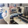 Electric Driven Carton Box Folding And Gluing Machine , Corrugated Box Gluing