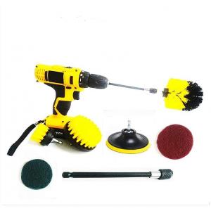 7 Piece 0.4 kg 4 Inch Drill Drill Cleaning Brush For Grout Floor Tub Shower Tile Corners