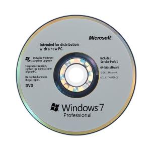 China 32 Bit 64 Bit Windows 7 Softwares Pro OEM Box Contain DVD COA Sticker supplier