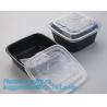 3 compartment durable plastic food meal prep bento box,modern style food grade