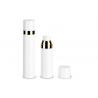 White Material Pledges SAN Airless Pump Bottles For Lotion Height 117.3 Mm