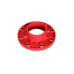 China Customized Sized Ductile Iron Pipe Fittings , Ductile Iron Flange Eco Friendly supplier