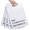 China CTCX Plastic Envelope Poly Mailers Handle Pouch Express Bags Polly Mailer Shipping Bag With Handle Courier Bag With Handle wholesale