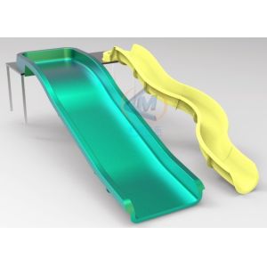 Commercial Fibreglass Pool Water Slide Fun Pool Slides Safety For Entertainment