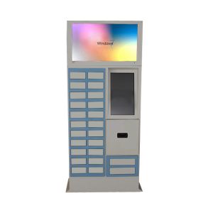 China Customizable charging station kiosk with charging lockers wholesale