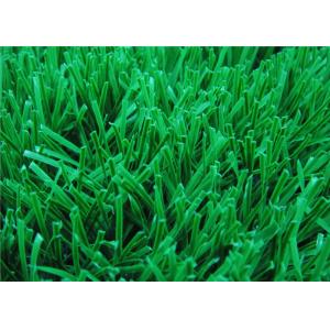 China Athletic Fake Cricket Pitch Grass 25mm , Outdoor Artificial Grass Lawns supplier