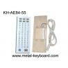 China Ruggedized 55 Keys Industrial Metal Keyboard , Metal Computer Keyboard wholesale