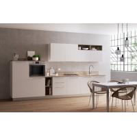 China Customized Modern EB Board Kitchen Cabinet Tailored White Kitchen System on sale