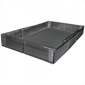 China 304 Stainless Steel sterilizer rectangle wire basket with handle supplier
